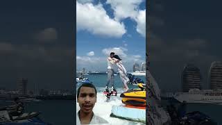 Ise khete hai flying board jetski ytshorts flybording comedy shorts [upl. by Ityak374]