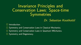 502 Translational Invariance and Momentum Conservation [upl. by Brader669]