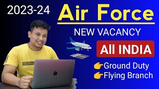 Indian Air Force New Vacancy 🔥 AFCAT New Notification 2023  AFCAT Recruitment 2023 [upl. by Aidnis]