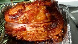 Honey Smoked Ham  Good As A quotHoney Baked Hamquot [upl. by Spillihp]