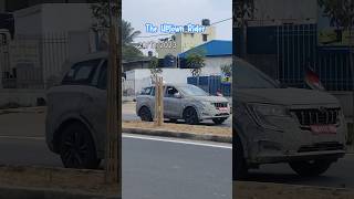 Spied XUV 700 facelift testing model in camouflage 🤩 mahindra latestnews [upl. by Rosetta]