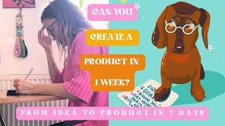 From idea to product in 7 days  a cozy vlog with dachshunds and a small shop [upl. by Calder]