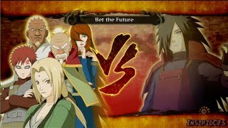 Naruto Ultimate Ninja Storm 3 Tsunade Five Kage Vs Madara Uchiha SRank Legend English [upl. by Robbin]