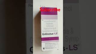 Syrup Grilinctus LS uses For Cough [upl. by Widera]