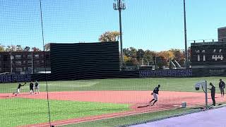 1B Athleticism Fielding at Northwestern Camp Michael Stebel 2025 Corner INF October 26 2024 [upl. by Halilak]