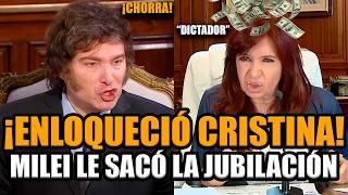 MILEI le SACÓ la JUBILACIÓN a CRISTINA KIRCHNER SE VOLVIÓ LOCA  FRAN FIJAP [upl. by Salinas]