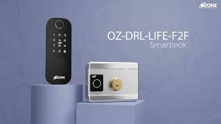 Ozone  DoubleSided Fingerprint Rim Lock  OZDRLLIFEF2F [upl. by Amye]