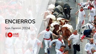 Encierros San Fermín Pamplona 2024 [upl. by Sher55]