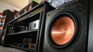 THE BEST SUBWOOFER OF KLIPSCH R100SW bass bassmusic sub subwoofer klipsch audio speaker [upl. by Ispep]