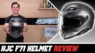 HJC F71 Helmet Review at SpeedAddictscom [upl. by Maddie]