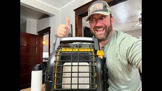 Dewalt DXH12B Ventless Heater Review Will it work for Ice Fishing [upl. by Janeta309]