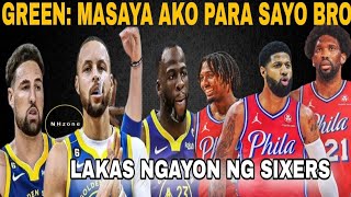 Si Tyrese Maxey ang Dahilan kong bakit Nakuha si Paul George Draymond Green Nagsalita para sa GSW [upl. by Anoif]