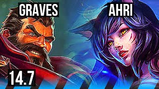 GRAVES vs AHRI MID  1102 Legendary 300 games  BR Master  147 [upl. by Raskin988]