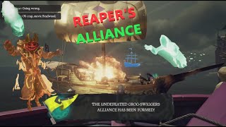 Making ALLIANCE with REAPERS the good amp bad Sea of Thieves [upl. by Akir]