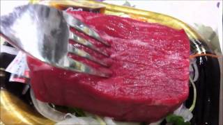 Japanese Food 馬刺し Horse Meat [upl. by Magnuson]