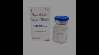 Inj Heparin Anticoagulant25000IU uses amp side effects 🩸💉 nursing hospital shorts trending [upl. by Tnias]