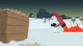 The Santa Run Animated Short 2D Cartoon for Christmas [upl. by Sokul280]