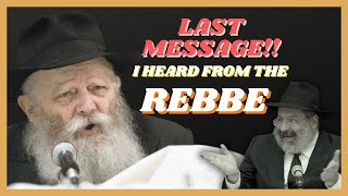 The Last Lecture of the Rebbe How to Love Parshas Shkelaim [upl. by Raphael]