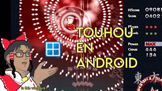 Touhou en Android  Winlator ACTIVAR SUBTÍTULOS [upl. by Nagek]