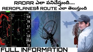 FULL INFORMATION ABOUT RADAR IN TELUGU  HOW RADAR WORKS  TYPES AND PARTS OF RADAR [upl. by Todhunter370]