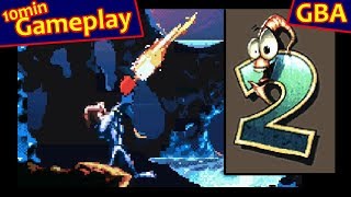 Earthworm Jim 2  GBA Gameplay [upl. by Martainn]