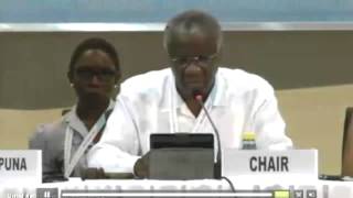 Prime Minister Freundel Stuart on the 3rd International UN SIDS conference in Samoa  Part 2 [upl. by Ymereg]