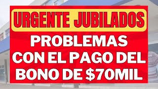 URGENTE PROBLEMAS CON LOS PAGOS EN MAYO A JUBILADOS y PENSIONADOS PNC Anses [upl. by Meesaw]