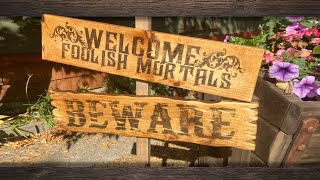 How to Create Stunning Wooden Signs with Printable Templates  Easy DIY Tutorial [upl. by Barrada875]