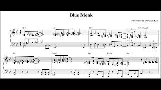 Jazz Piano Blue Monk Bb Blues for solo piano [upl. by Laresa]