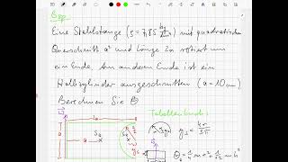 11  Mechanik  Satz von Steiner  Beispiel [upl. by Durrej]