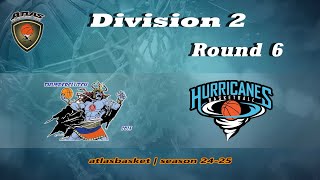 Atlasbasket  Div 2Round 6  THUNDERCLUTCH vs HURRICANES [upl. by Marler]