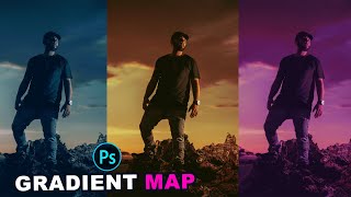 Use Randomize Color Effect on Photo with Gradient Map in Photoshop [upl. by Nodyarb]