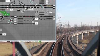 Signalsoft Stellwerk Mathilde quotEMAFquot  Fahrt EDRH Gl 154ESI [upl. by Ahsimek276]