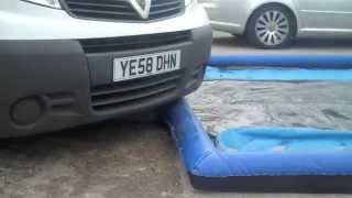 Inflatable Car Wash Valeting Pad Demo by Morclean [upl. by Yhtnomit496]