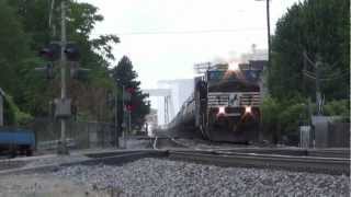 Railfanning Fostoria OH Trains Pt 5 of 6 [upl. by Ravilob]