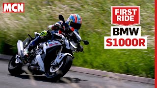 Has the 2021 BMW S1000R toppled its super naked rivals  MCN review [upl. by Pernas53]