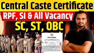 Central Caste Certificate Kaise Banaye Online 2024  OBC Central Caste Certificate Apply Online [upl. by Eberhart]