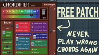 This Free Patcher Preset Makes You Play Correct Chords Only FL Studio [upl. by Laetitia5]