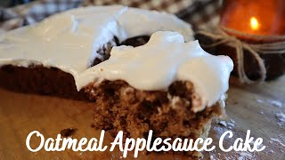 Oatmeal Applesauce Cake [upl. by Anemix]