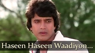 Haseen Haseen Waadiyon Unse Yeh Kaho  Mithun Chakraborthy  Beshaque  Bollywood Old Songs [upl. by Deppy]