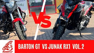 Jak jeździ nowy Barton GT 125 i Junak RXOne125 Euro 5 [upl. by Liatris161]