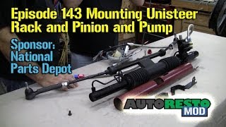 Setting up Unisteer pump and rack and pinion Mustang and Cougar Episode 143 Autorestomod [upl. by Matt]