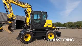 YANMAR B110W hjulgraver  demo [upl. by Tito386]