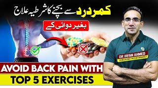 Top 5 Exercises to Avoid and Treat Back pain at Home  Tips for Everyone to live Without Back pain [upl. by Heinrik]