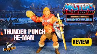 MOTU Masterverse New Eternia Thunder Punch Heman Review amp Parts Swapping [upl. by Julieta]