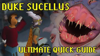 OSRS Duke Sucellus Ultimate Quick Guide DT2 BOSS MONEY MAKER [upl. by Sower]