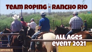 Team Roping 2021 at Rancho Rio Arena  Season Closer All Ages Event  Travel Arizona 2021 [upl. by Asoral630]