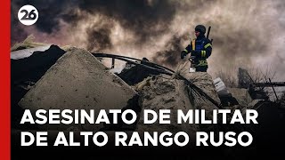 Ucrania reivindica el asesinato en Crimea de un militar ruso de alto rango [upl. by Attennaej]