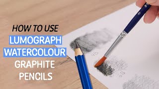 How to use WATERCOLOUR GRAPHITE PENCILS  STAEDTLER Art Class [upl. by Yzzik776]