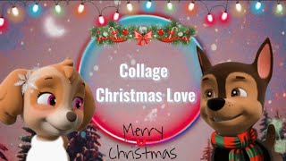 Christmas Love Paw Patrol Christmas Collabe with NightChasey 🩷💙🎄💫 [upl. by Ottavia]